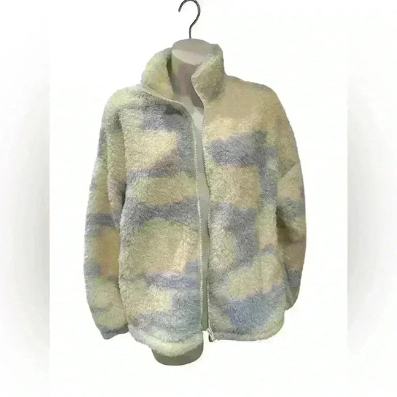 Roxy x Chloe Kim In The Clouds Sherpa Full Zip Fleece Jacket XS - Picture 3 of 6